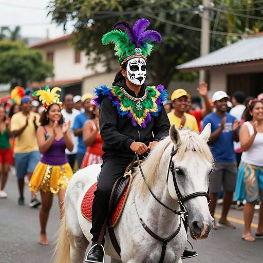 Vibrant Street Parade Celebration