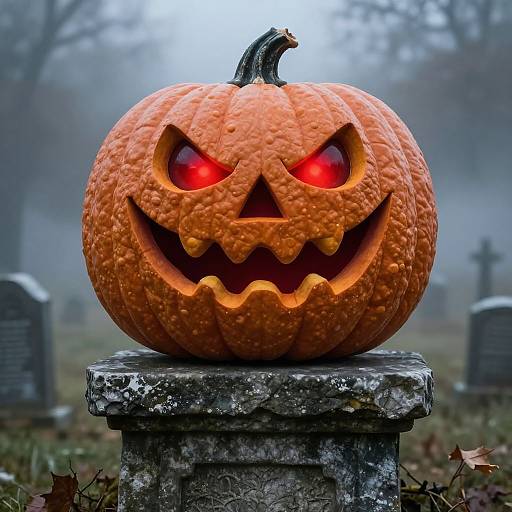 Giant Spooky Pumpkin Monster