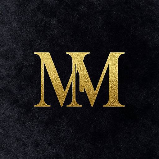 Golden, intricately patterned 