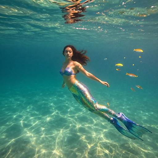Enchanting Sea Nymph Underwater Dance