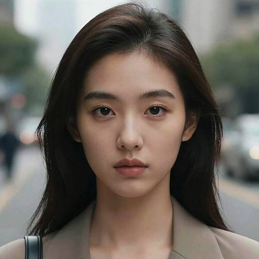Ultra-Realistic Asian Girl Portrait