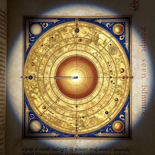 Ancient Islamic Solar System Manuscript