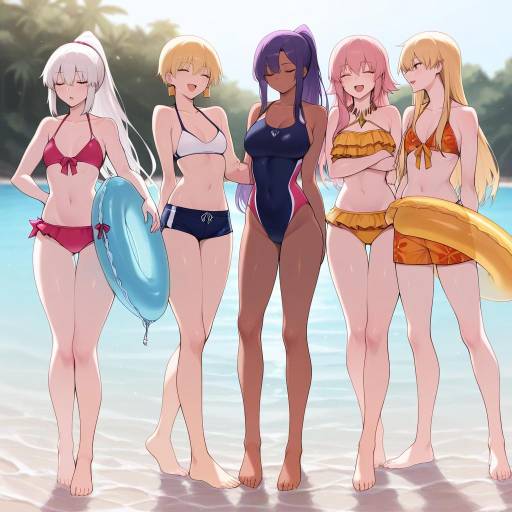 Summer Swimsuit Fun with Gilgamesh and Friends