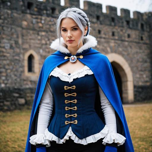 Lifestyle costume photo of Akershus fortress (oshiro project). Cosplay clothes