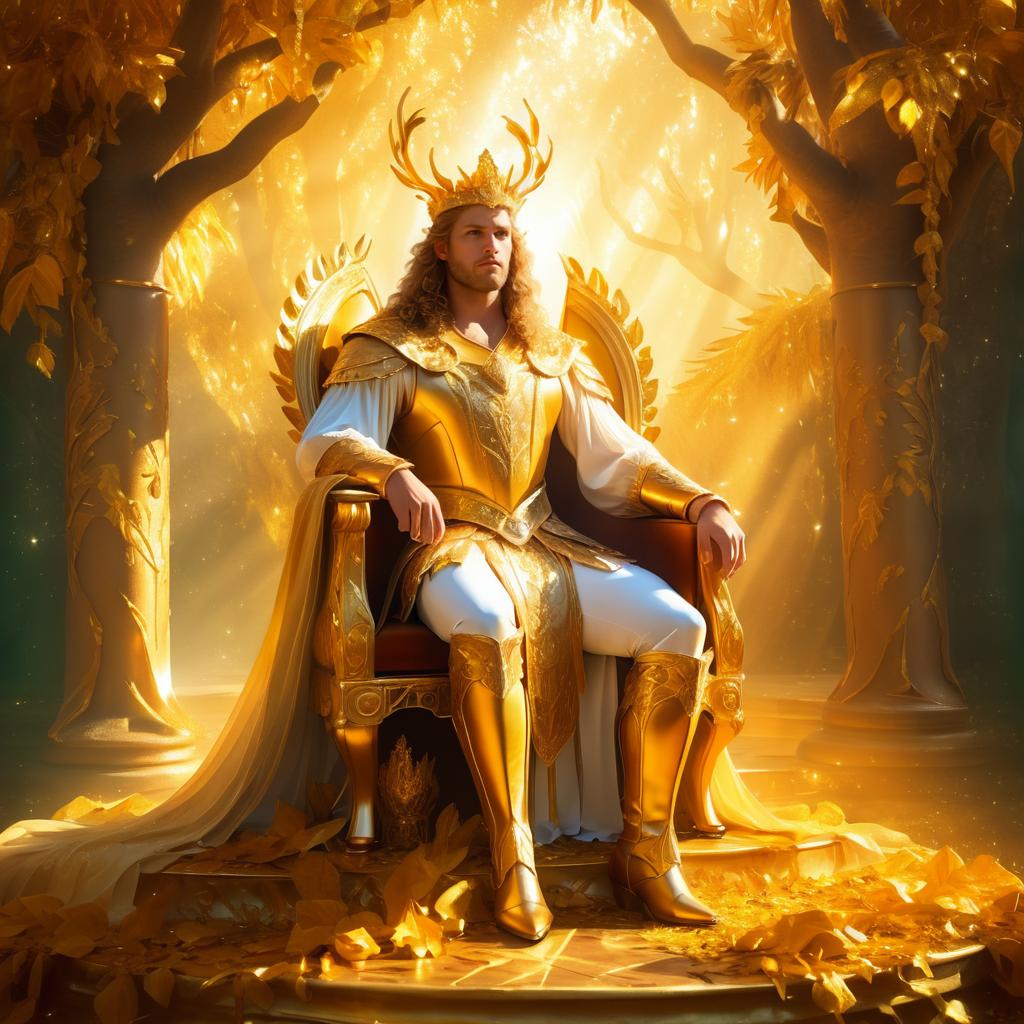 Regal Centaur King in Golden Sunlight