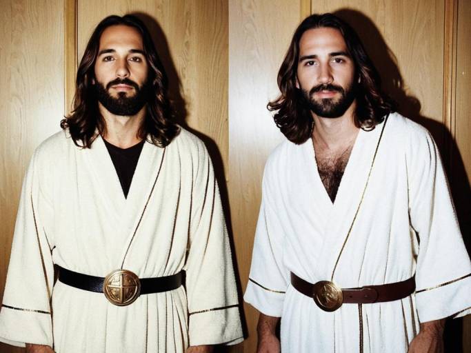 Jesus Christ Fancy Dress Photo Opportunity