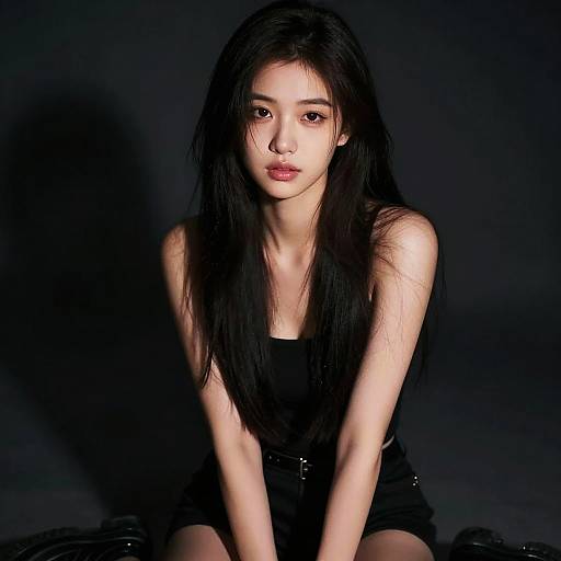 Photorealistic Portrait in Dramatic Shadows