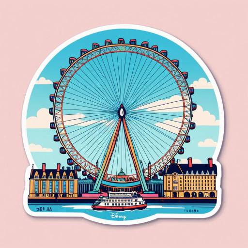 London Eye Vector Sticker