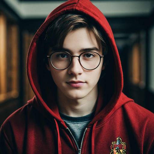 Realistic Gryffindor Boy in Hoodie