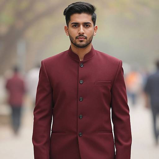 Photorealistic Male in Bandhgala Suit