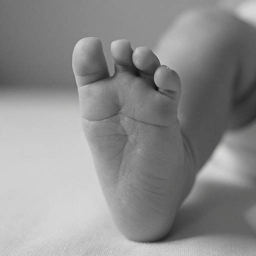 Capturing Innocence: A Baby's Foot