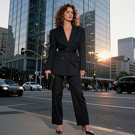 80s Power Suit Business Fashion