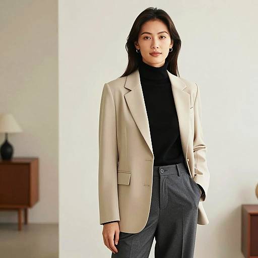 Confident Woman in Professional Attire