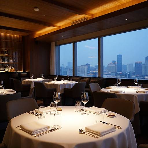 Luxurious Fine Dining with City View