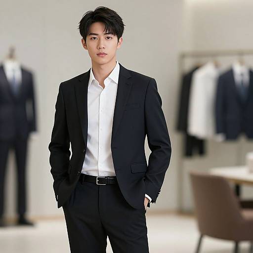 Realistic Formal Office Wear Portrait