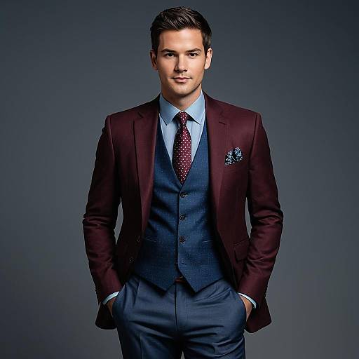 Confident Man in Formal Attire