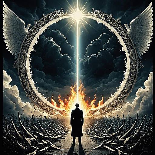 Split Between Light and Dark Paths