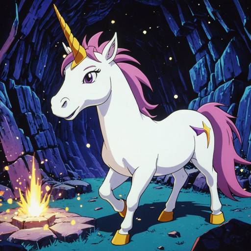 Eira the Unicorn in Crystal Cavern