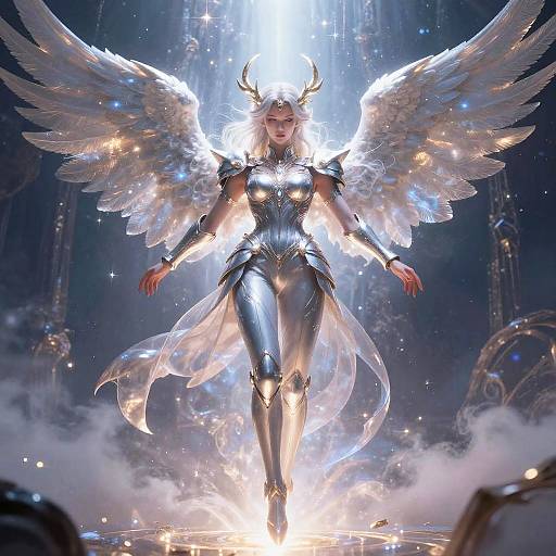 Mystical Angelic Being from Radiant Portal