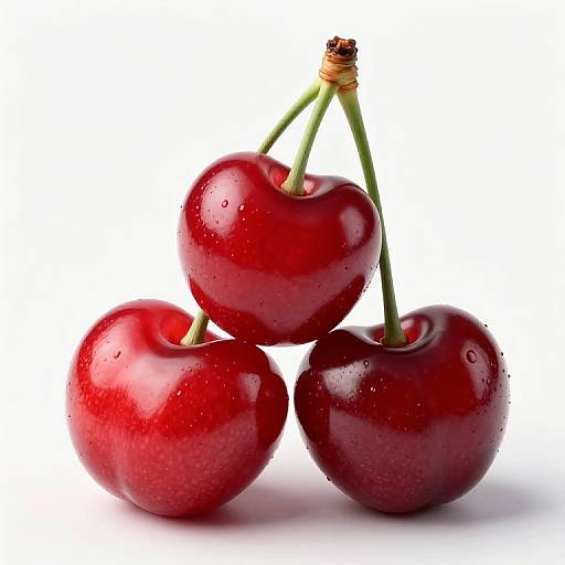 Realistic Triangular Cherry Trio