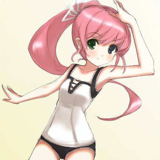 Illustration of Hana (pangya), pangya in the style of Kuronuko neero