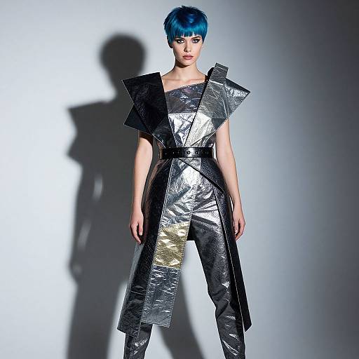 Futuristic Pixie-Cut Fashion Editorial