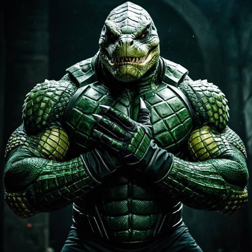 Fierce Killer Croc Cosplay Outfit Design