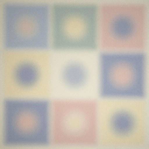 Vintage AI Art Early Experiment Style