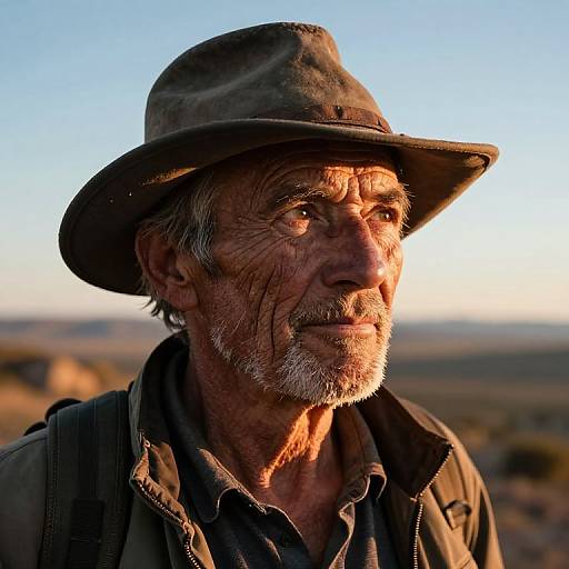 Portrait of a Seasoned Traveler