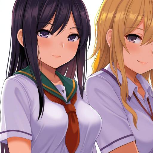 Illustration of Aihara mei, citrus (saburouta) in the style of Surio