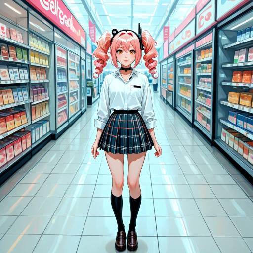 Adachi Rei in a Vibrant Shopping Scene