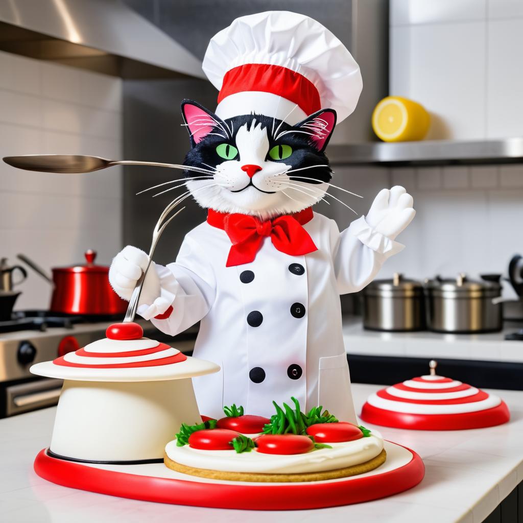 Chef Cat in the Hat Delightfully Dressed