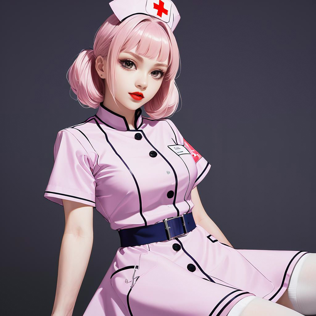 Horror-inspired Nurse Character Design