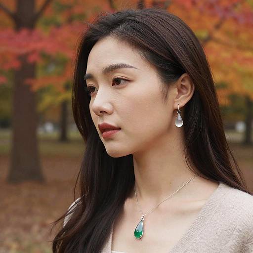 Stunning Autumn Portrait with Vibrant Colors