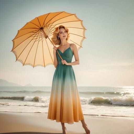 Chic Beach Daydreamer in Vintage Apparel Chic Beach Daydreamer in Vintage Apparel