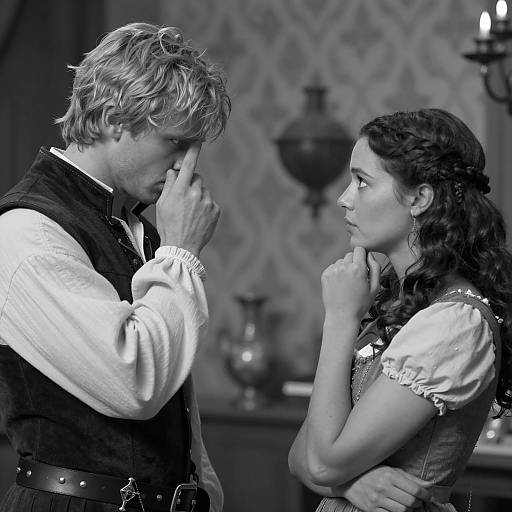 Medieval Romance in Black and White