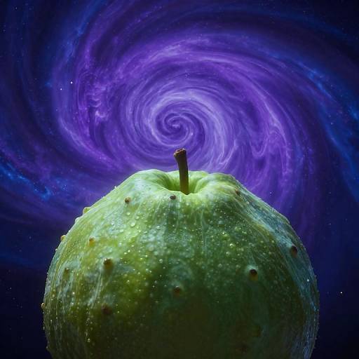 Surreal Gravity-Defying Fruit Vista