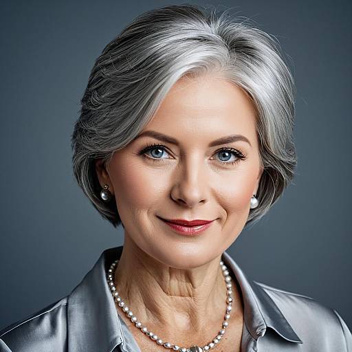 Elegant Portrait of a Mature Woman