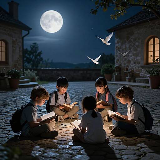 Moonlit Children's Magical Reading