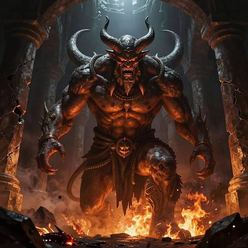 Cronus Trapped in Tartarus Dungeon