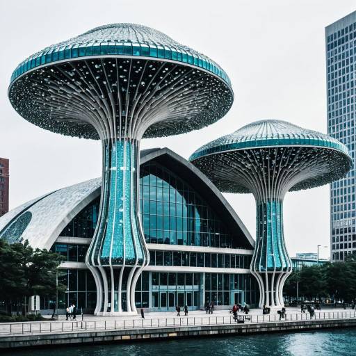 Magic Mushroom Urban Library on Waterfront