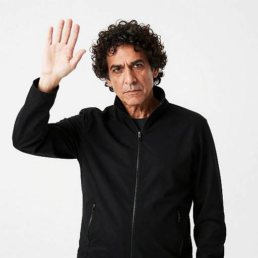 Intense Middle-Aged Man Portrait