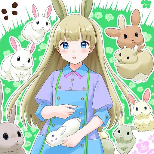 Illustration of Anko (gochiusa), gochuumon wa usagi desu ka? in the style of Jilu