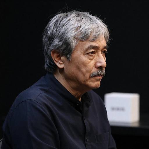 Moody Portrait of a Middle-Aged Man