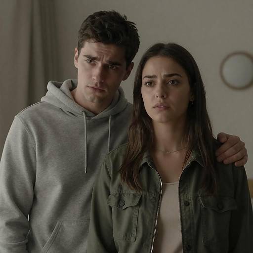 Intimate Indoor Portrait of a Couple