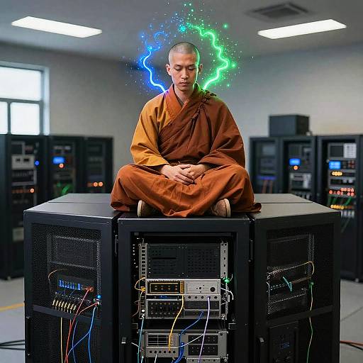 Monk Connected to Computational Server