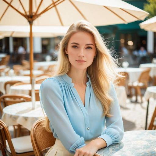 Glamorous Outdoor Portrait of Young Woman