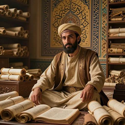 Ferdowsi in Grand Persian Library