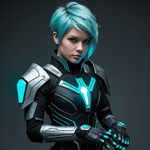 Futuristic Hyperion Cosplay Outfit Design