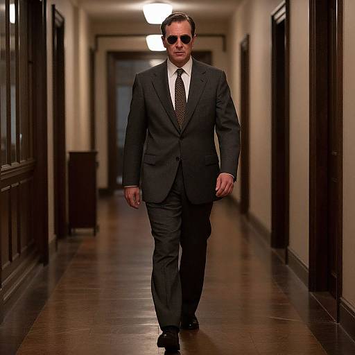 Film Noir Man in Suit